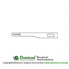 Micro Scalpel Blade No. 69 Pack of 25 Stainless Steel,